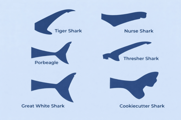 Comparing different shark tails