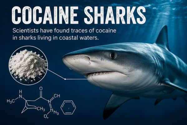 Cocaine found in sharks Cocaine found in sharks
